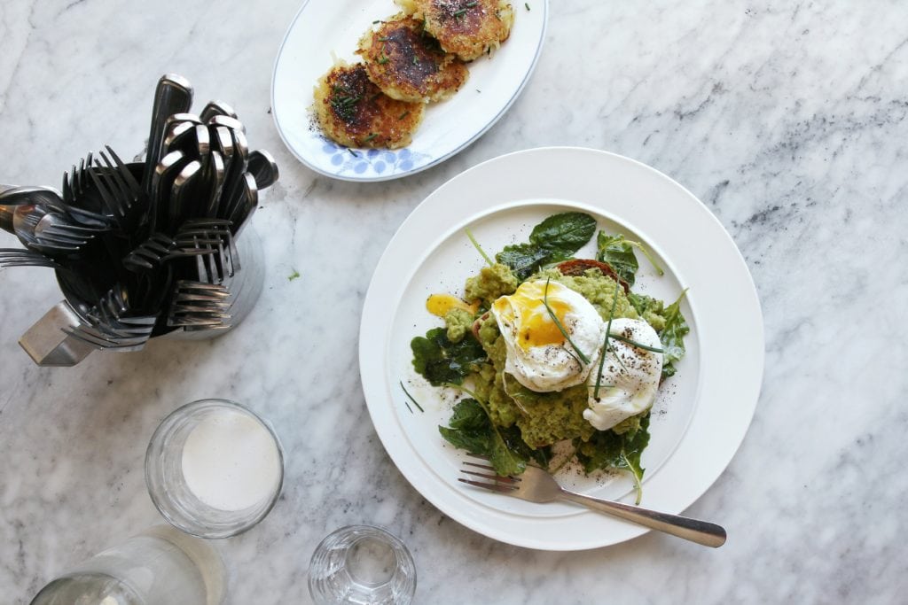 Saturday Dinette: Herb Poached Eggs