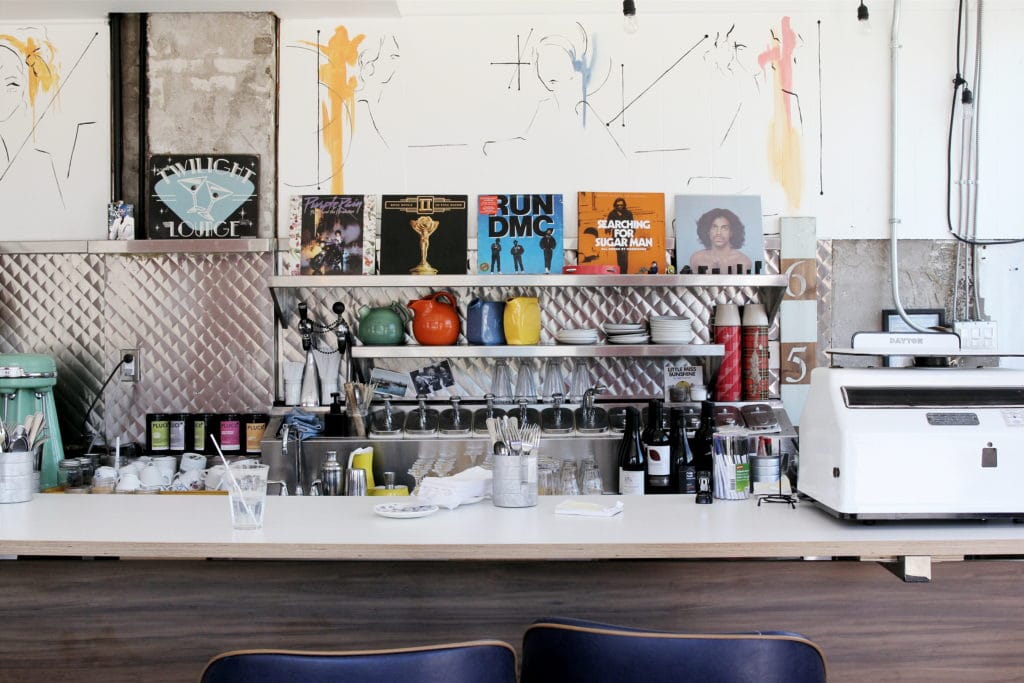Saturday Dinette: Interior Counter Bar Area