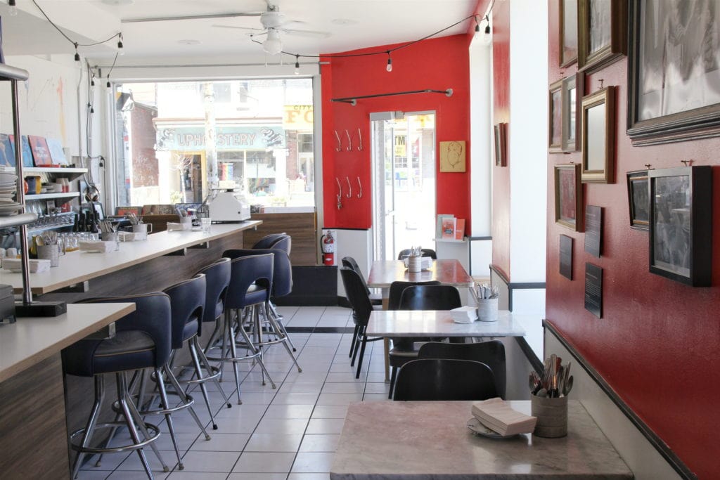 Saturday Dinette: Interior Seating Area