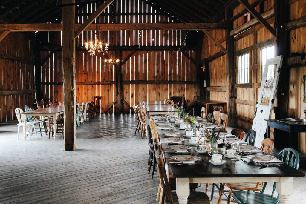 South Pond Farms: Barn Interior