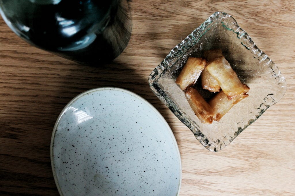 Bar Reyna Dessert: Deep Fried Pastry Filled with Caramel