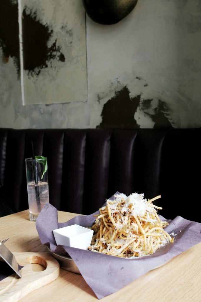 Bar Reyna Italian Fries (Shaved Grana Padano,Truffle Aioli)
