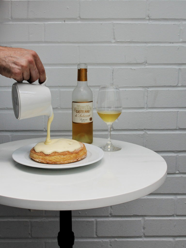 Chabrol: Apple Tarte with Calvados Sabayon