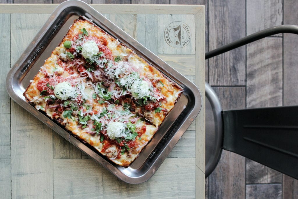 Descendant Pizza: "The Good Old Days" Detroit Style Pizza