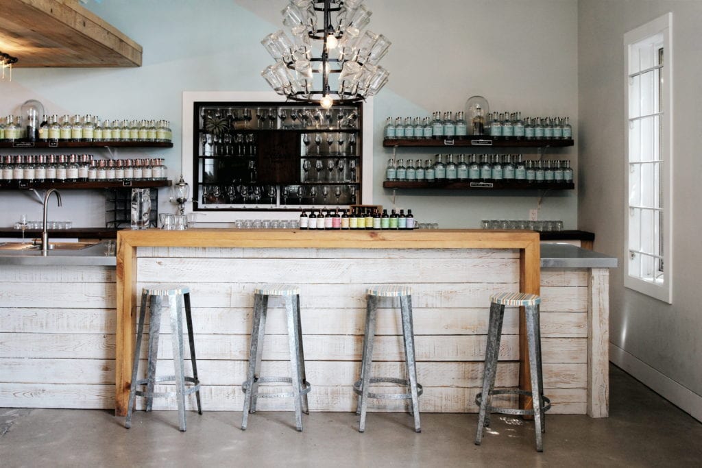 Dillon's Small Batch Distillers: Tasting Bar Area