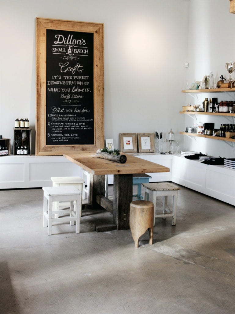 Dillon's Small Batch Distillers: Seating Area