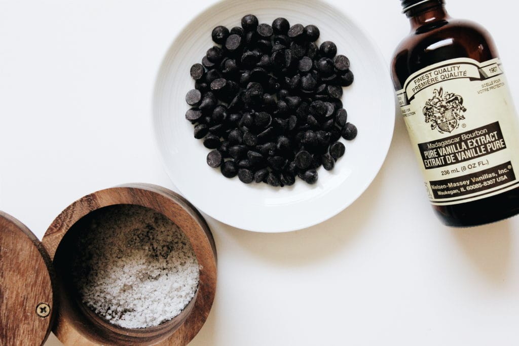 Lactose Free Earl Grey Infused Popsicles: Sea Salt + Chocolate Chips + Pure Vanilla Extract
