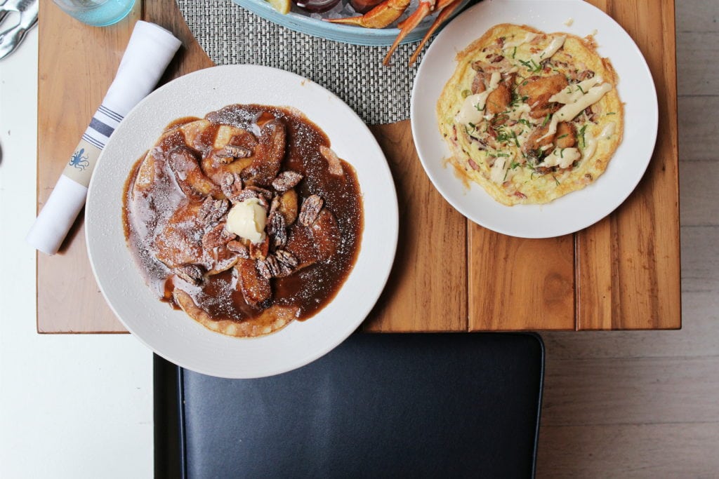The Chase Fish and Oyster: Banana Foster's Pancakes + Hogtown Fry