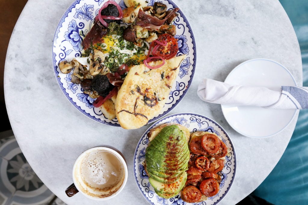 Leña Restaurante: The Full Gaucho + Garbanzo Toasts