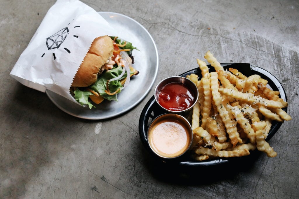 Good Fortune Bar: Fortune Burger + Crinkle Cut Fries