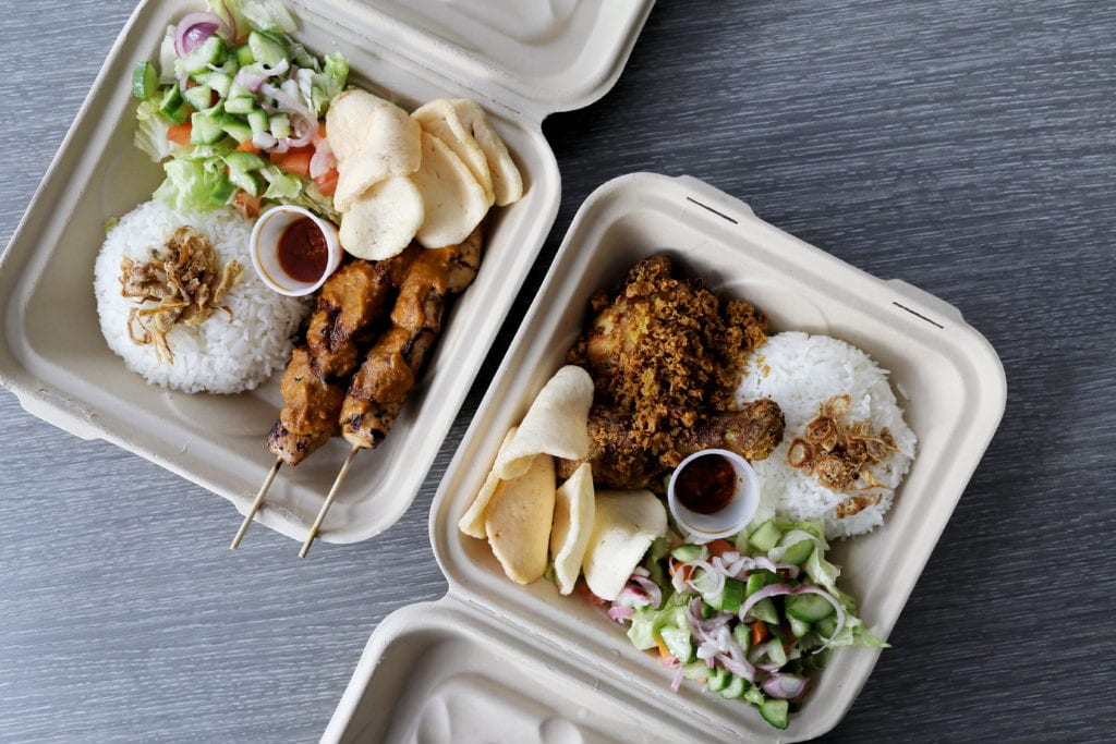 Satay Sate: Chicken Skewers + Ayam Goreng Fried Chicken
