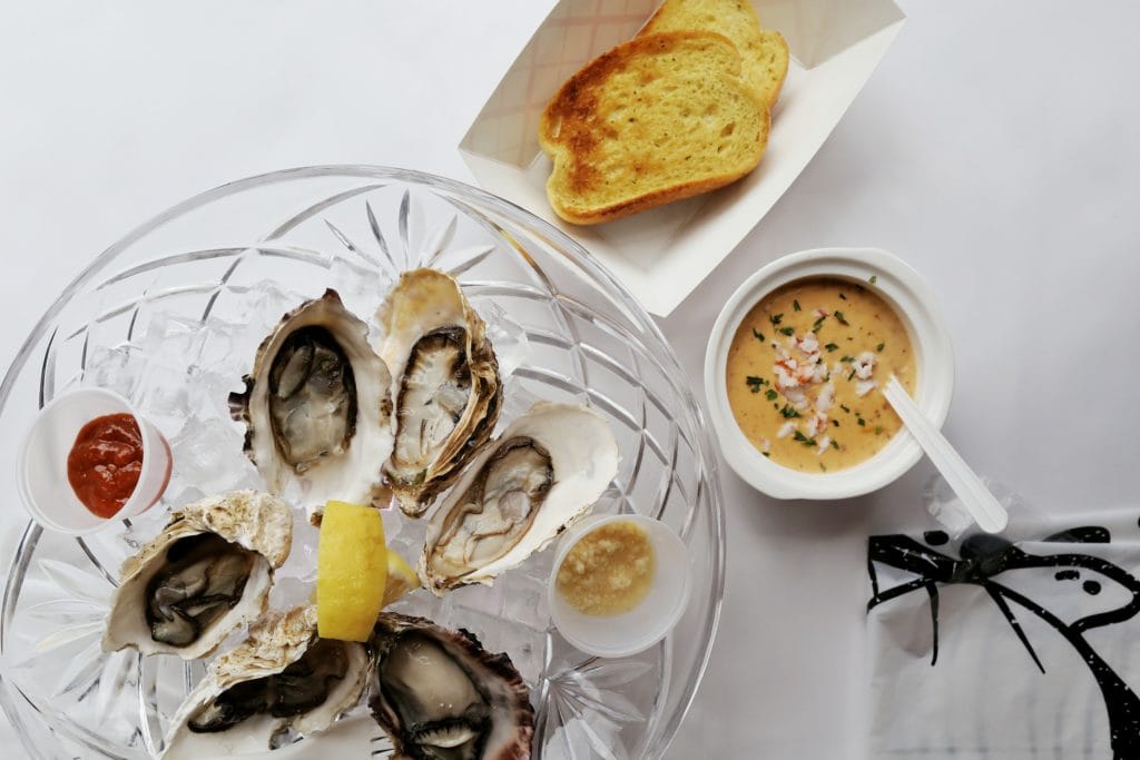 The Boil Bar: Oysters + Lobster Bisque + Garlic Bread