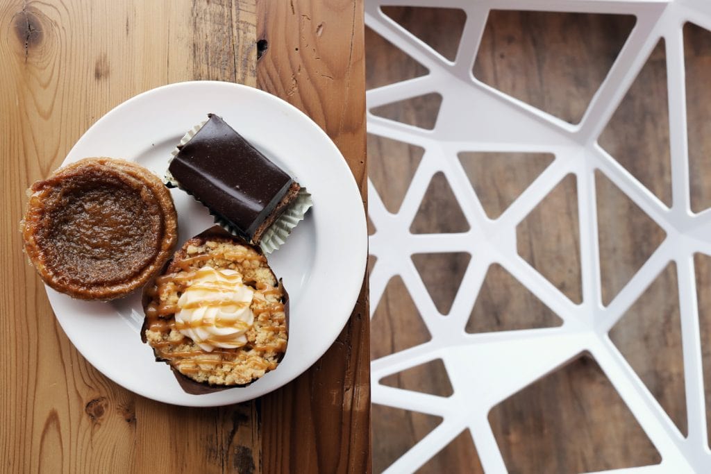 Short and Sweet BakeShop: Caramel Butter Tart, Nanaimo Bar, Apple Crumble