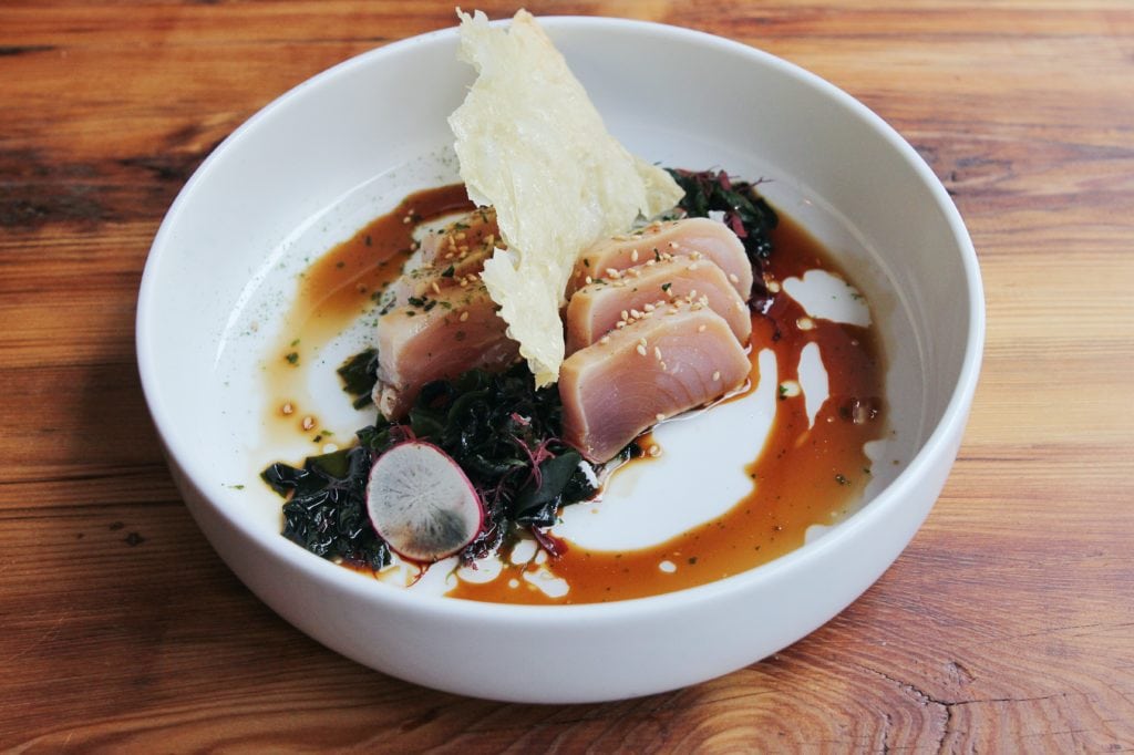 Menami Toronto: Albacore Tuna Tataki