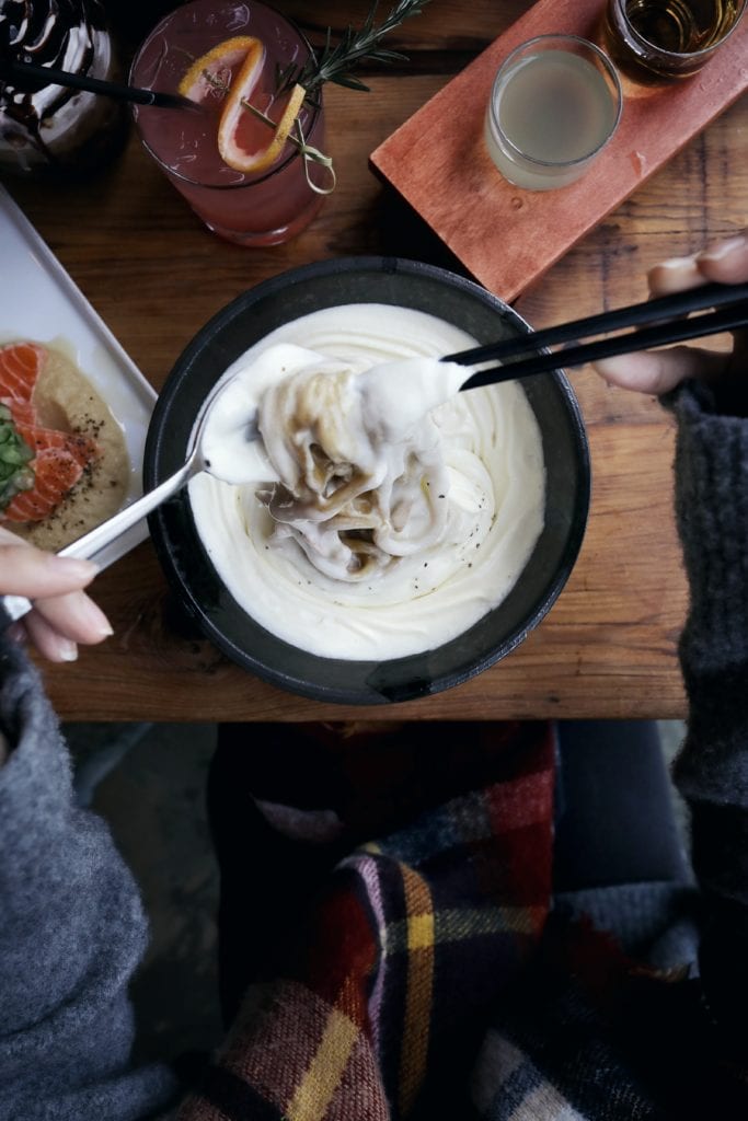 Menami Toronto:Potato Cream Curry Udon