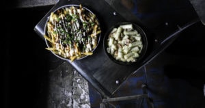 Han Ba Tang: Kimchi Fries + Creamy Rice Cake