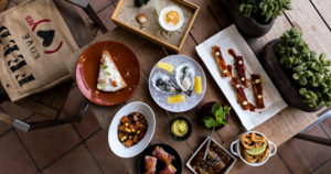 Barcelona Spain: P41 Bar & Coctelarium Snacks