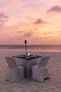 Aruba: Passions on the Beach Restaurant, Sunset