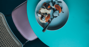 SoSo Food Club: Dessert, Black Sesame Meringue