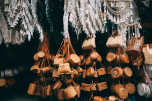 Bali, Ubud: Rattan Bags