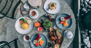 Bali, Ubud: The Purist Villas, Breakfast