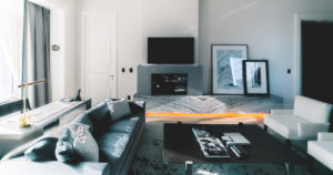 St. Regis Toronto: The Caroline Astor Suite, Fireplace, Desk, Seating Area