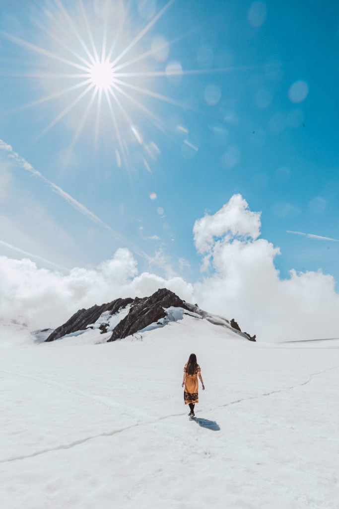 Tasman Glacier by Mount Cook