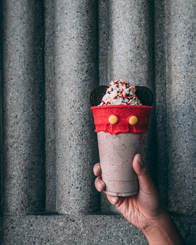 Disneyland: Mickey Mouse Cookies 'N' Cream Shake