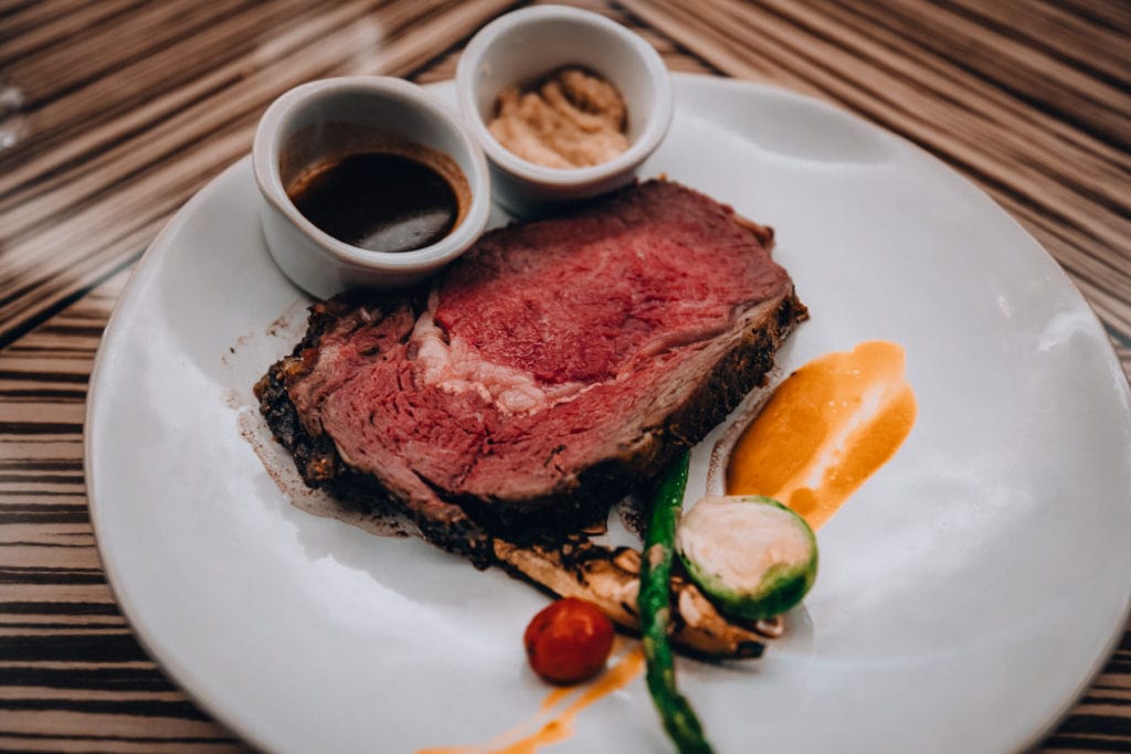 Sandals Montego Bay 5 Star Global Gourmet Culinary Tour: Butch's Seafood & Steak, Pink Roasted Aged Prime Rib