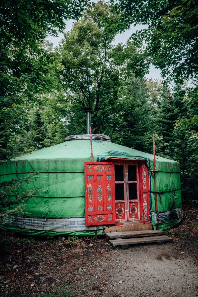 Things to Do in The Laurentians : Ultimate Itinerary - Where to Stay The Laurentians - Les Toits Du Monde Mongolian Yurt