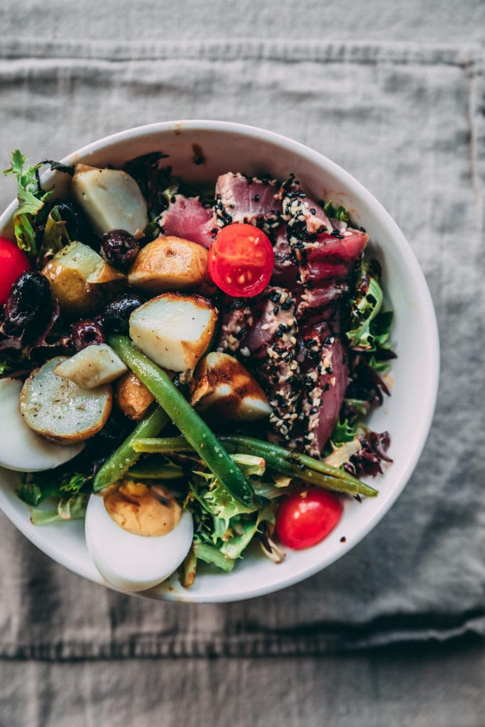 Best Places to Eat The Laurentians - Hotel Mont Tremblant, Niçoise salad with Seared Tuna