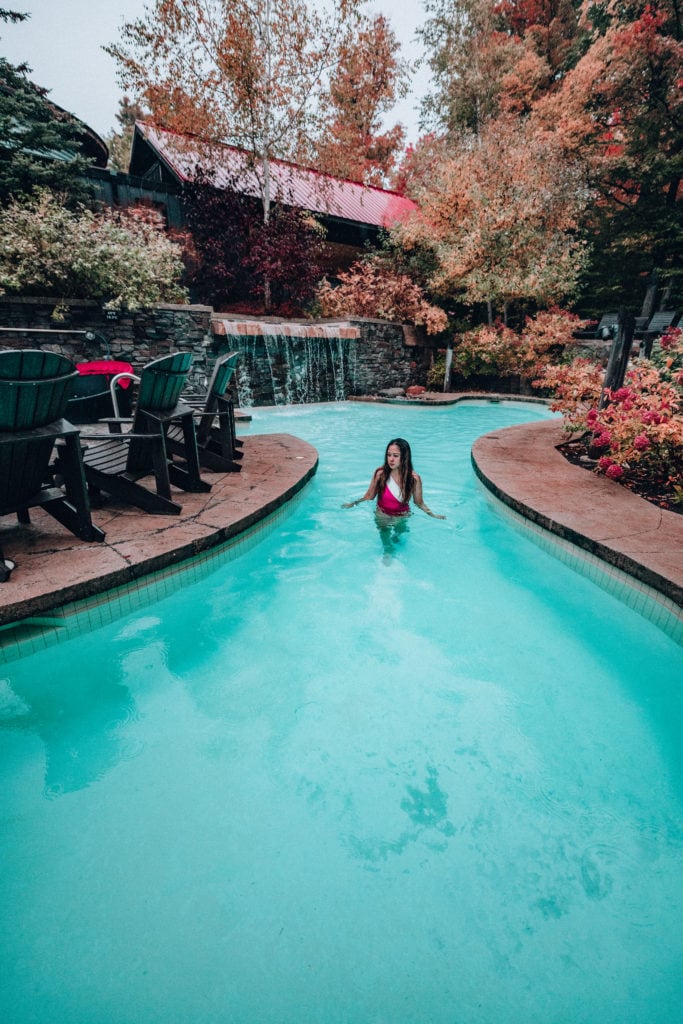 Apple Pie Trail: Scandinave Spa, Blue Mountain