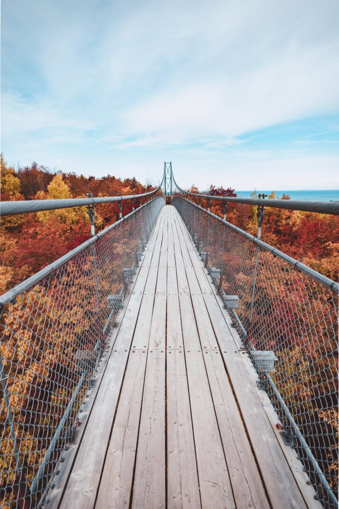 Apple Pie Trail: Scenic Caves and Tours, Suspension Bridge