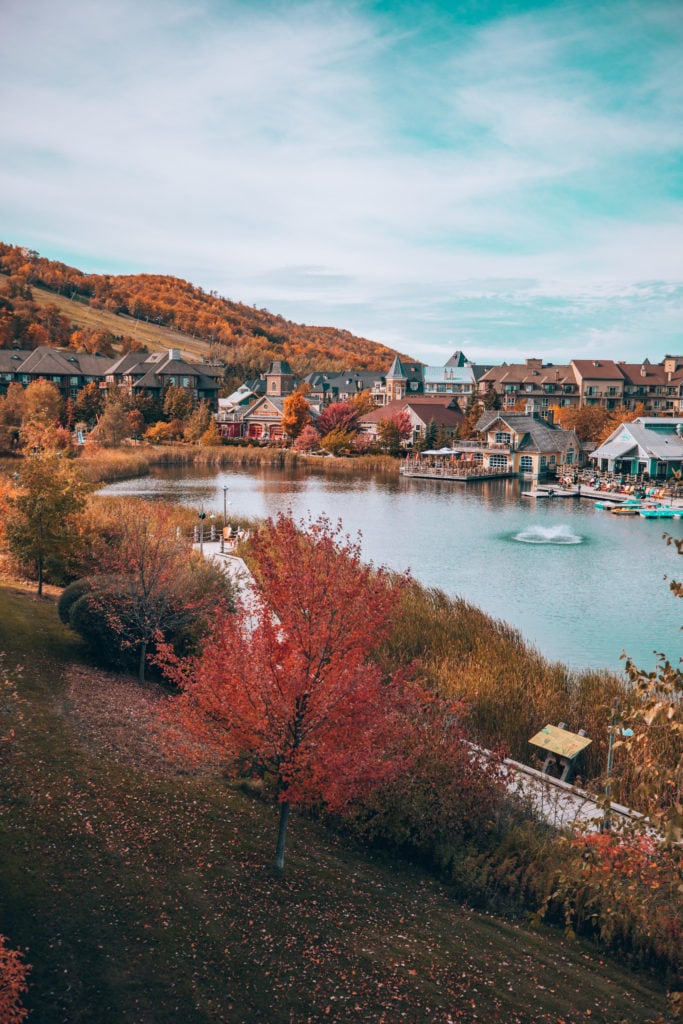Apple Pie Trail: Views of Blue Mountain Village from the Westin Hotel Blue Mountain