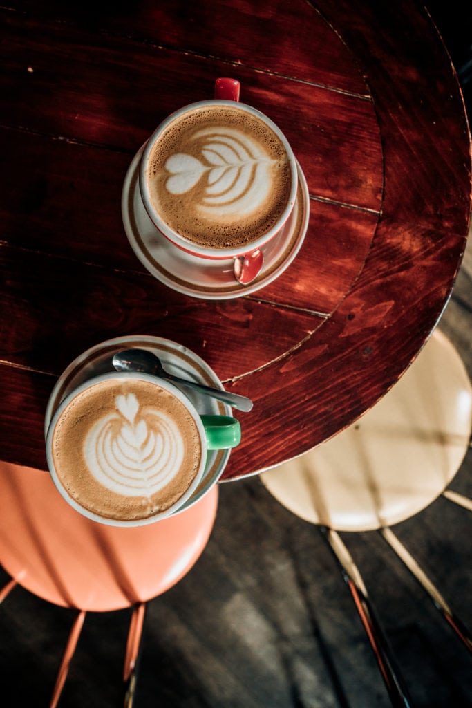 Best Places to Eat in The Laurentians, Quebec: Cafe Mouton Noir Lattes