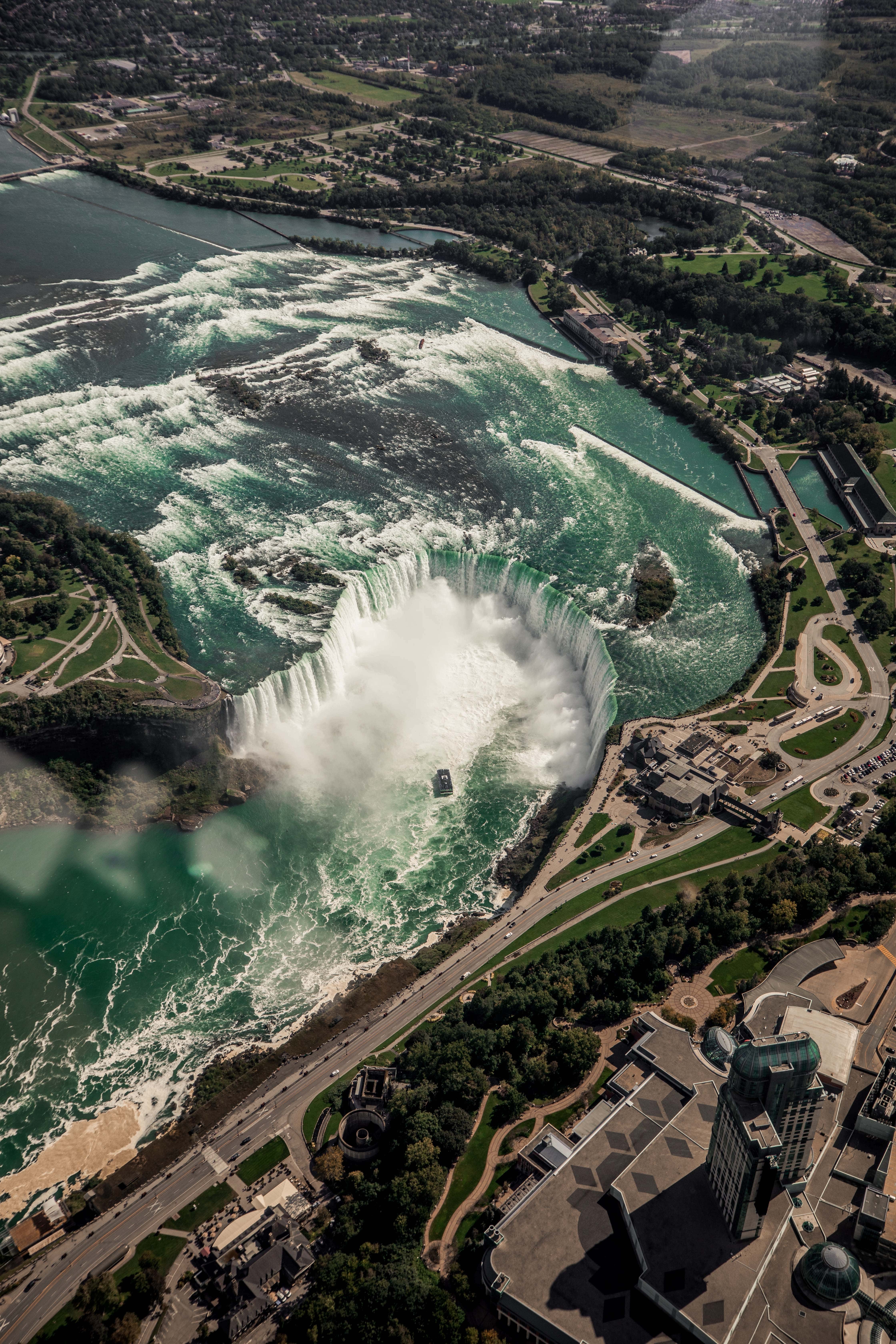 Allonsy Horseshoe Falls with Niagara Helicopters Ltd