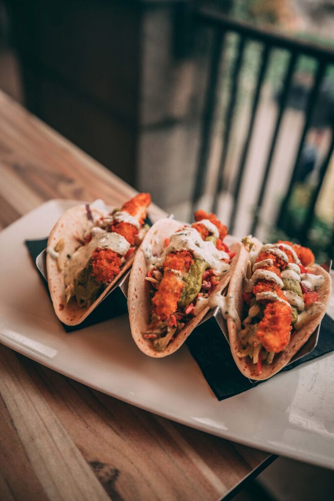 Queen Victoria Place Restaurant Niagara Falls Yellow Perch Tacos
