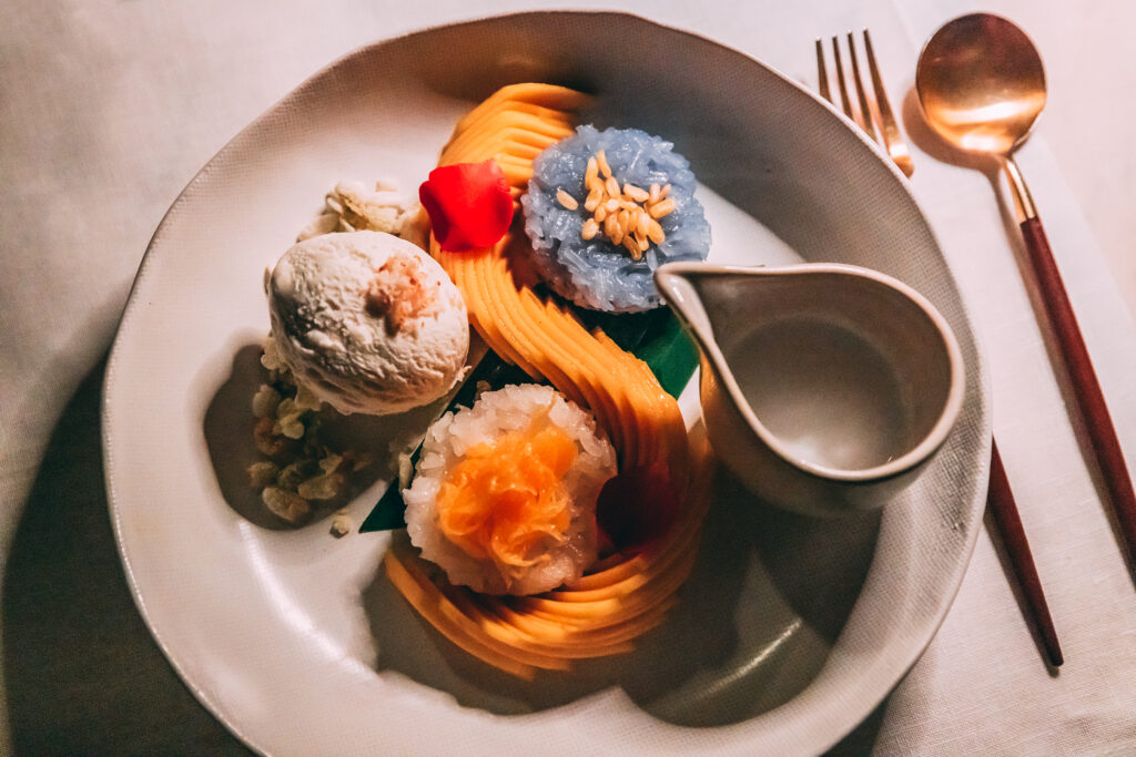Mango Sticky Rice from Phra Nakhon at Capella Bangkok